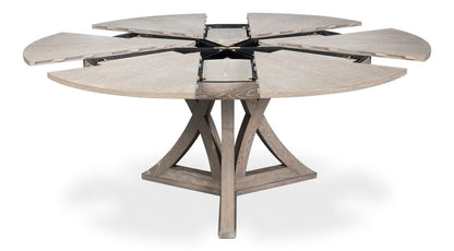 Sarreid Ltd - Casual Jupe Dining Table,Moonskin,Lg in Grey - 54201-MS view 1