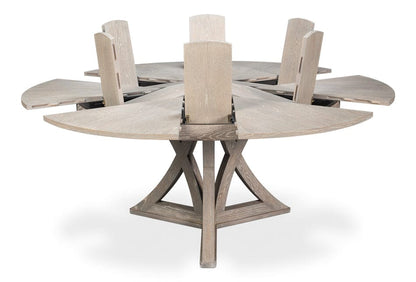 Sarreid Ltd - Casual Jupe Dining Table,Moonskin,Lg in Grey - 54201-MS view 2