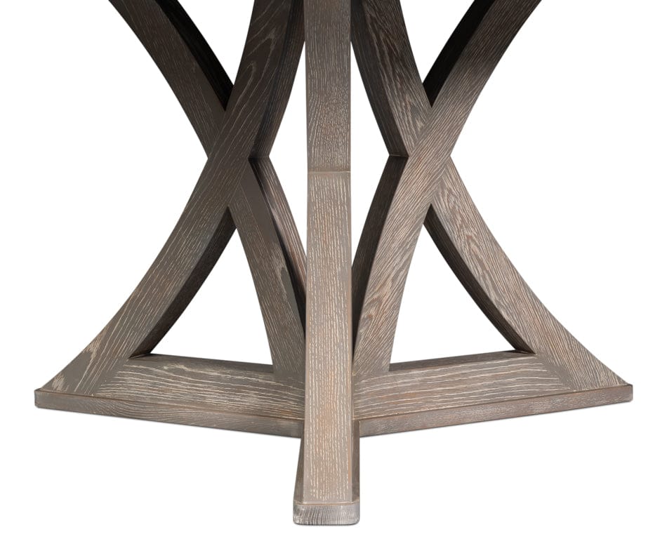Sarreid Ltd - Casual Jupe Dining Table,Moonskin,Lg in Grey - 54201-MS view 5