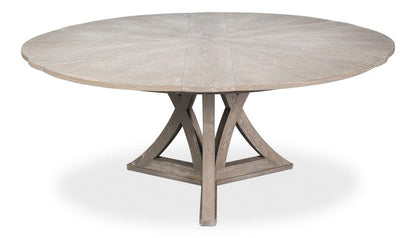 Sarreid Ltd - Casual Jupe Dining Table,Moonskin,Me in Grey - 54196-MS view 3