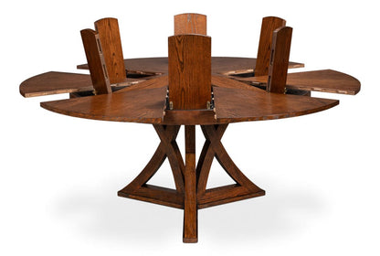 Sarreid Ltd - Casual Jupe Dining Table,Paldao,Lg in Brown - 54201-PD view 2