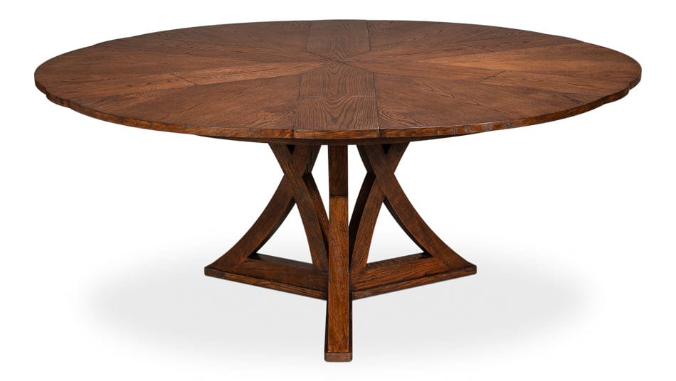 Sarreid Ltd - Casual Jupe Dining Table,Paldao,Lg in Brown - 54201-PD view 3
