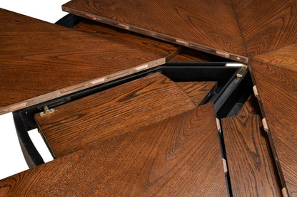 Sarreid Ltd - Casual Jupe Dining Table,Paldao,Lg in Brown - 54201-PD view 4