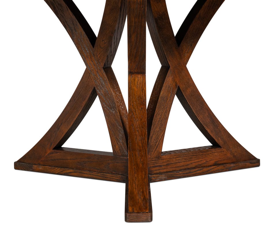 Sarreid Ltd - Casual Jupe Dining Table,Paldao,Lg in Brown - 54201-PD view 5