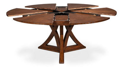 Sarreid Ltd - Casual Jupe Dining Table,Palladio, Med in Brown - 54196-PD view 1