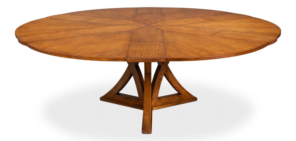 Sarreid Ltd - Casual Jupe Dining Table,Tobacco B,Med in Brown - 54196-TB view 3