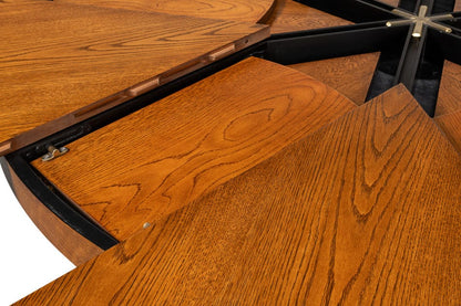 Sarreid Ltd - Casual Jupe Dining Table,Tobacco B,Med in Brown - 54196-TB view 4