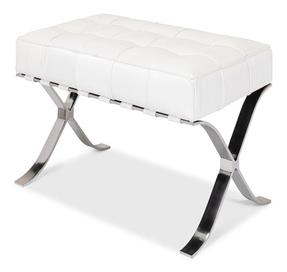 Sarreid Ltd - Catalunya Bench - White - 40834 veiw 1