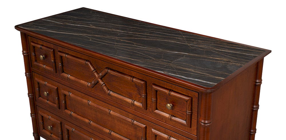 Sarreid Ltd - Cayman Commode Chest in Brown - 54261 view 4