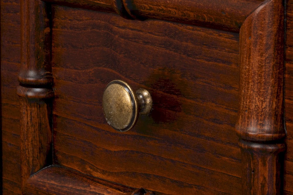 Sarreid Ltd - Cayman Commode Chest in Brown - 54261 view 6