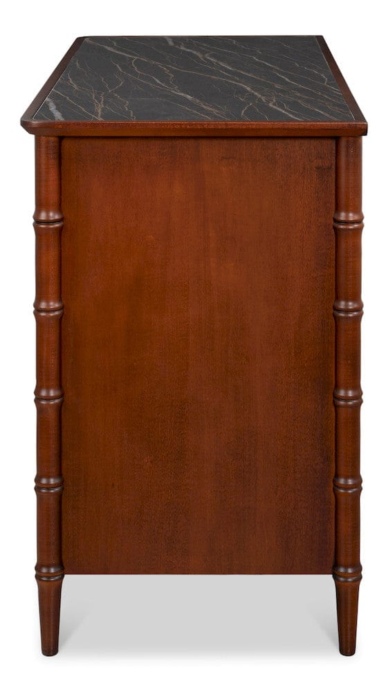 Sarreid Ltd - Cayman Commode Chest in Brown - 54261 view 8