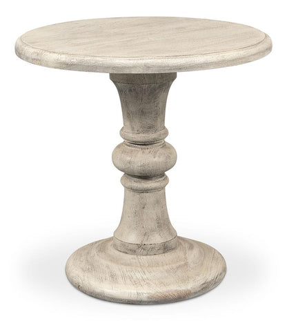 Sarreid Ltd - Cecelia Pedestal Table - 53653 veiw 1