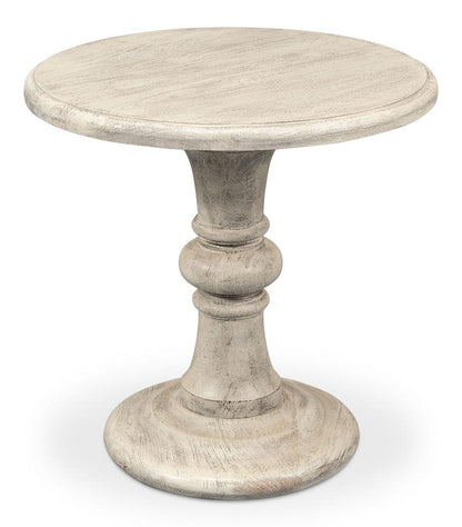 Sarreid Ltd - Cecelia Pedestal Table - 53653 veiw 2