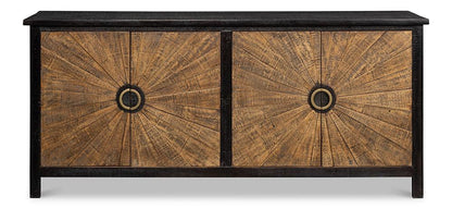 Sarreid Ltd - Centrum Four Door Sideboard - Brown - 53818 veiw 2