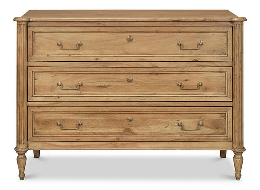 Sarreid Ltd - Chamberlain Chest Of Drawers - Tan - 53008 veiw 2