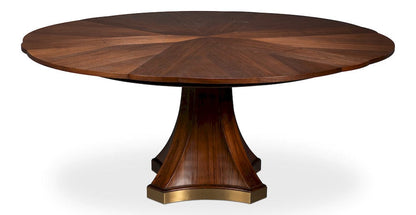 Sarreid Ltd - Chelsea Jupe Dining Table in Brown - 54305-DW view 6