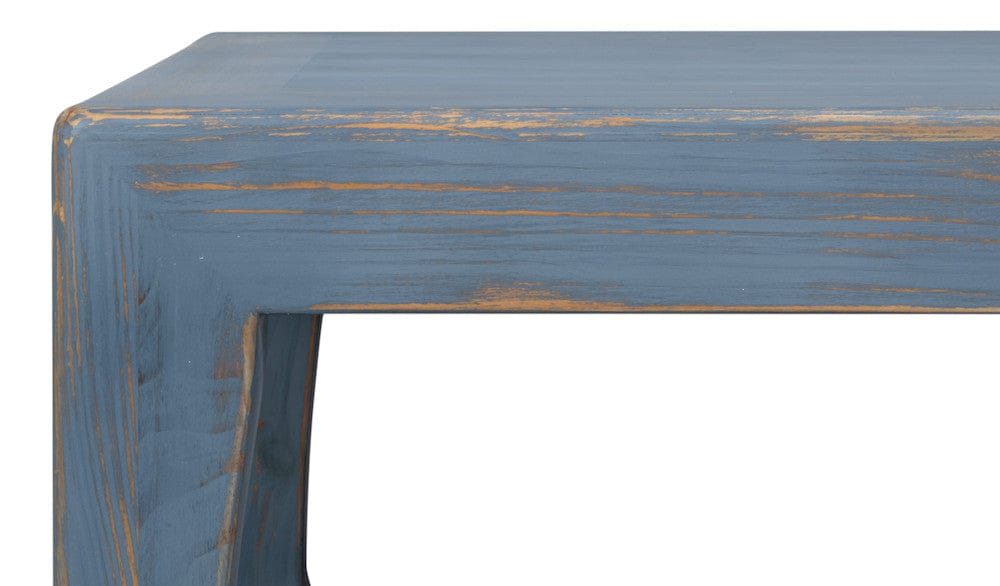 Sarreid Ltd - Classic Chinese Cocktail Table, Blue in Blue - 54316 view 6