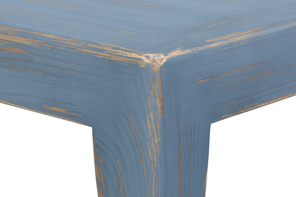 Sarreid Ltd - Classic Chinese Cocktail Table, Blue in Blue - 54316 view 9