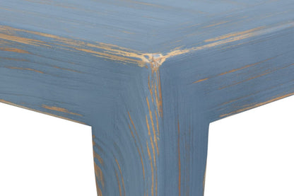 Sarreid Ltd - Classic Chinese Cocktail Table, Blue in Blue - 54316 view 9