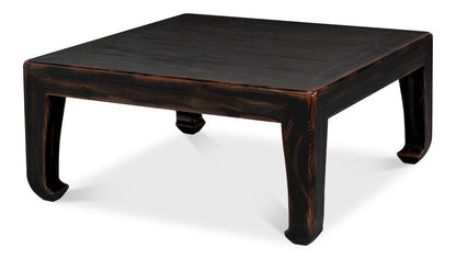 Sarreid Ltd - Classic Chinese Cocktail Table in Black - 54314 view 1