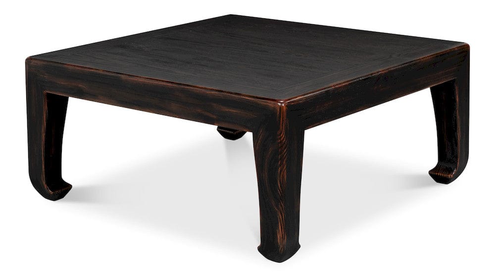 Sarreid Ltd - Classic Chinese Cocktail Table in Black - 54314 view 3