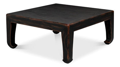 Sarreid Ltd - Classic Chinese Cocktail Table in Black - 54314 view 3