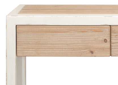 Sarreid Ltd - Connor Center Drawer Console in White - 53456 view 6