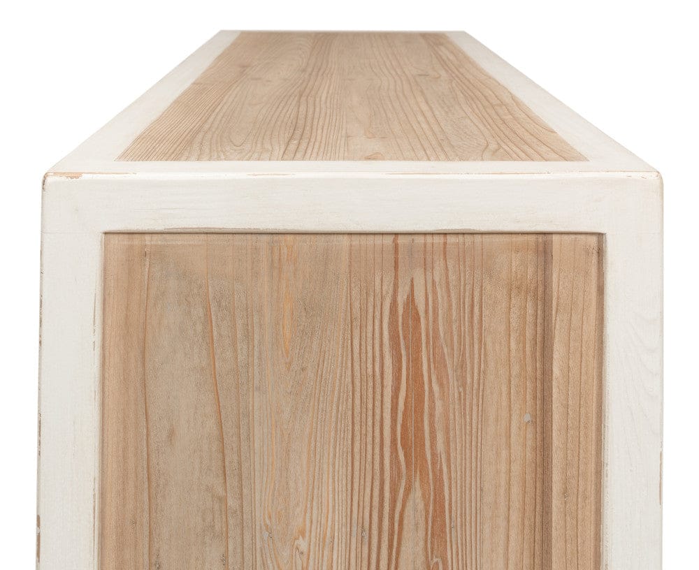 Sarreid Ltd - Connor Center Drawer Console in White - 53456 view 12