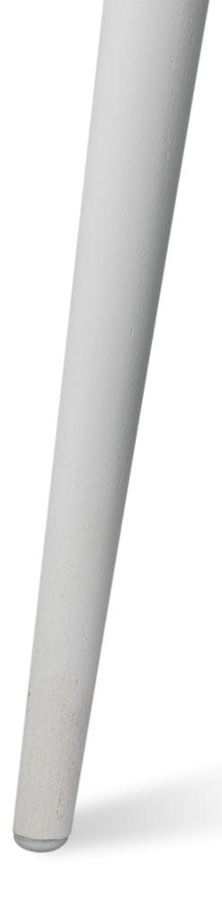 Sarreid Ltd - Contour Sidechair, Cortina White in Tan - 53983-08T view 11