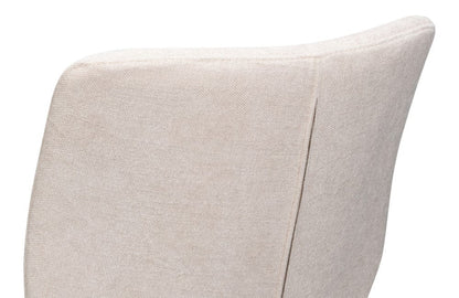 Sarreid Ltd - Contour Sidechair, Cortina White in Tan - 53983-08T view 12