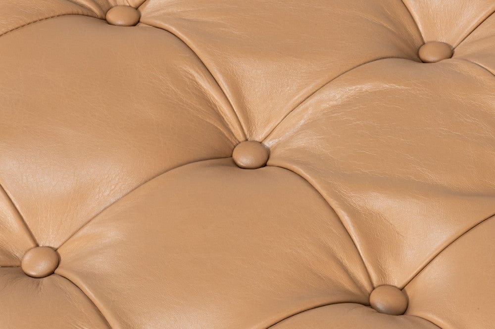 Sarreid Ltd - Corbet Cocktail Ottoman, Caramel Brown in Brown - 54245-CB view 5