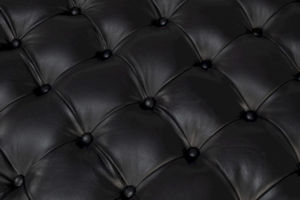 Sarreid Ltd - Corbet Cocktail Ottoman Onyx Black Lthr in Black - 54245-OB view 5