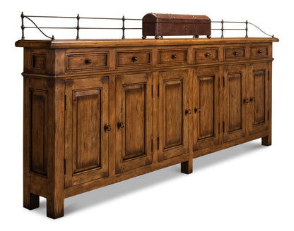 Sarreid Ltd - Covent Gardens Sideboard, Fruitwood - 53021 view 7