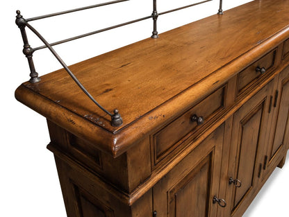 Sarreid Ltd - Covent Gardens Sideboard, Fruitwood - 53021 view 9