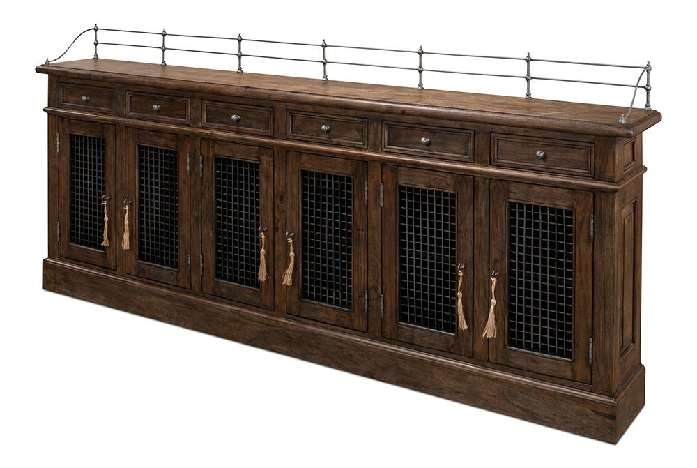 Sarreid Ltd - Covent Gardens Sideboard, Old Stain - Brown - 30467 veiw 1