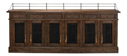 Sarreid Ltd - Covent Gardens Sideboard, Old Stain - Brown - 30467 veiw 2