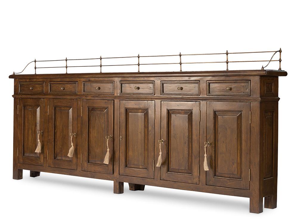 Sarreid Ltd - Covent Gardens Sideboard, Walnut - 25295-3 veiw 2