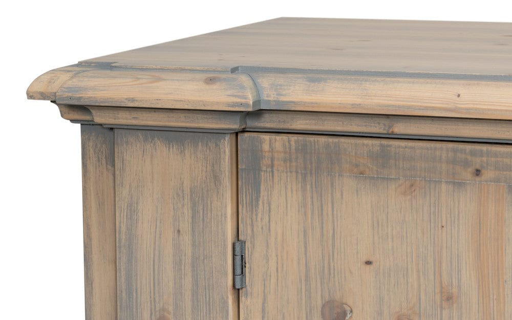Sarreid Ltd - Crested Wall Cabinet,Carmine Legno Tran in Beige - R110-82TR view 5