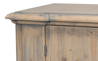 Sarreid Ltd - Crested Wall Cabinet,Carmine Legno Tran in Beige - R110-82TR view 5