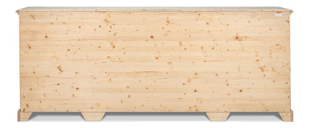 Sarreid Ltd - Crested Wall Cabinet,Carmine Legno Tran in Beige - R110-82TR view 7