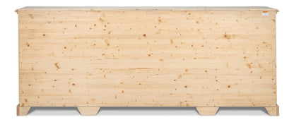 Sarreid Ltd - Crested Wall Cabinet,Carmine Legno Tran in Beige - R110-82TR view 7