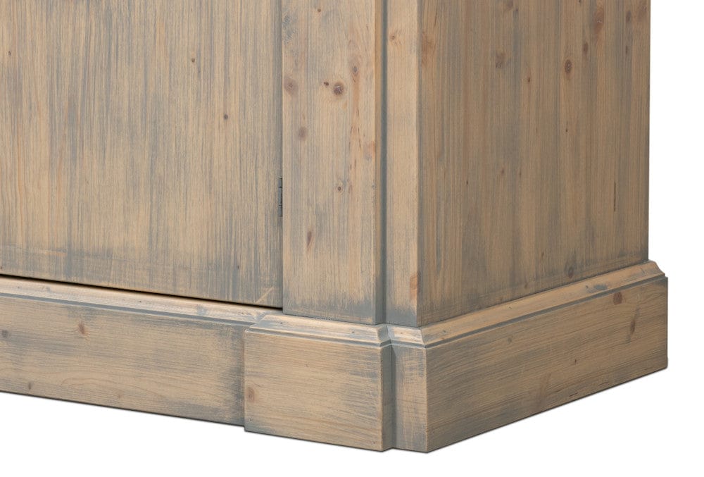 Sarreid Ltd - Crested Wall Cabinet,Carmine Legno Tran in Beige - R110-82TR view 10