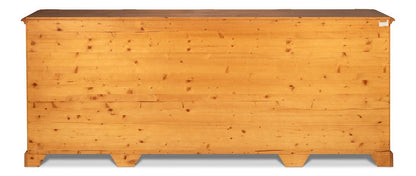 Sarreid Ltd - Crested Wall Cabinet,Noce Anticato in Brown - R110-NA view 7