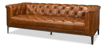 Sarreid Ltd - Cube Sofa - Brown - 40940 veiw 1