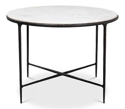 Sarreid Ltd - Dakor Round Breakfast Table - Black - 53965 veiw 2