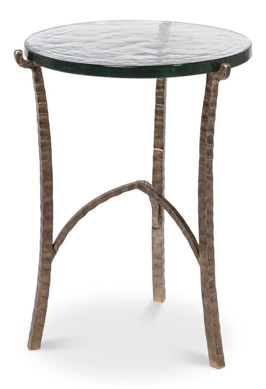 Sarreid Ltd - Dandy Round Side Table - BRONZE - 53947 veiw 1