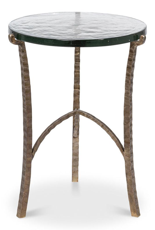 Sarreid Ltd - Dandy Round Side Table - BRONZE - 53947 veiw 2