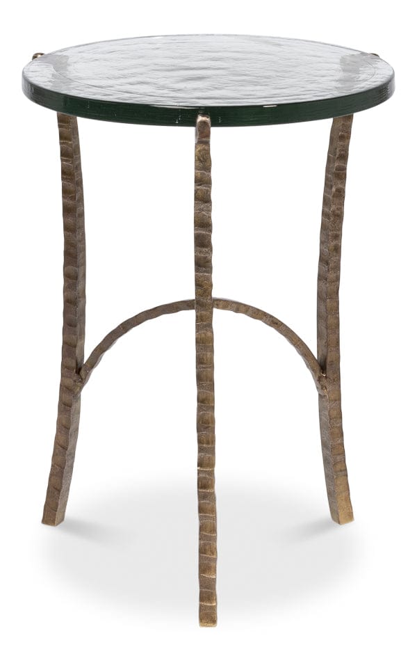 Sarreid Ltd - Dandy Round Side Table in Bronze - 53947 view 2