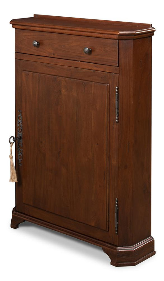 Sarreid Ltd - Dante Hall Cabinet, Walnut - 25678-3 veiw 1