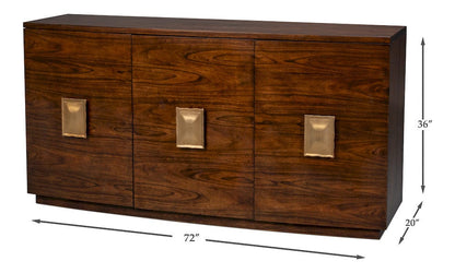 Sarreid Ltd - Dao Credenza in Brown - 54291-PD view 12